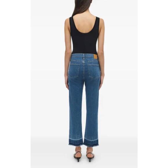 Simkhai River Ankle Straight Leg Jeans in Marine 25 - Picture 2 of 3